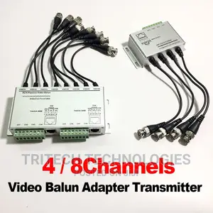 8channel CCTV Passive Video Balun Adapter Transmitter RJ45
