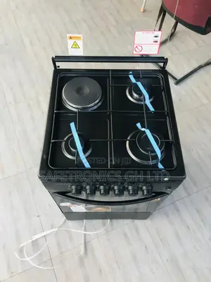 Designed 3 Gas Cooker Black 1 Electric Oven Grill Volcano