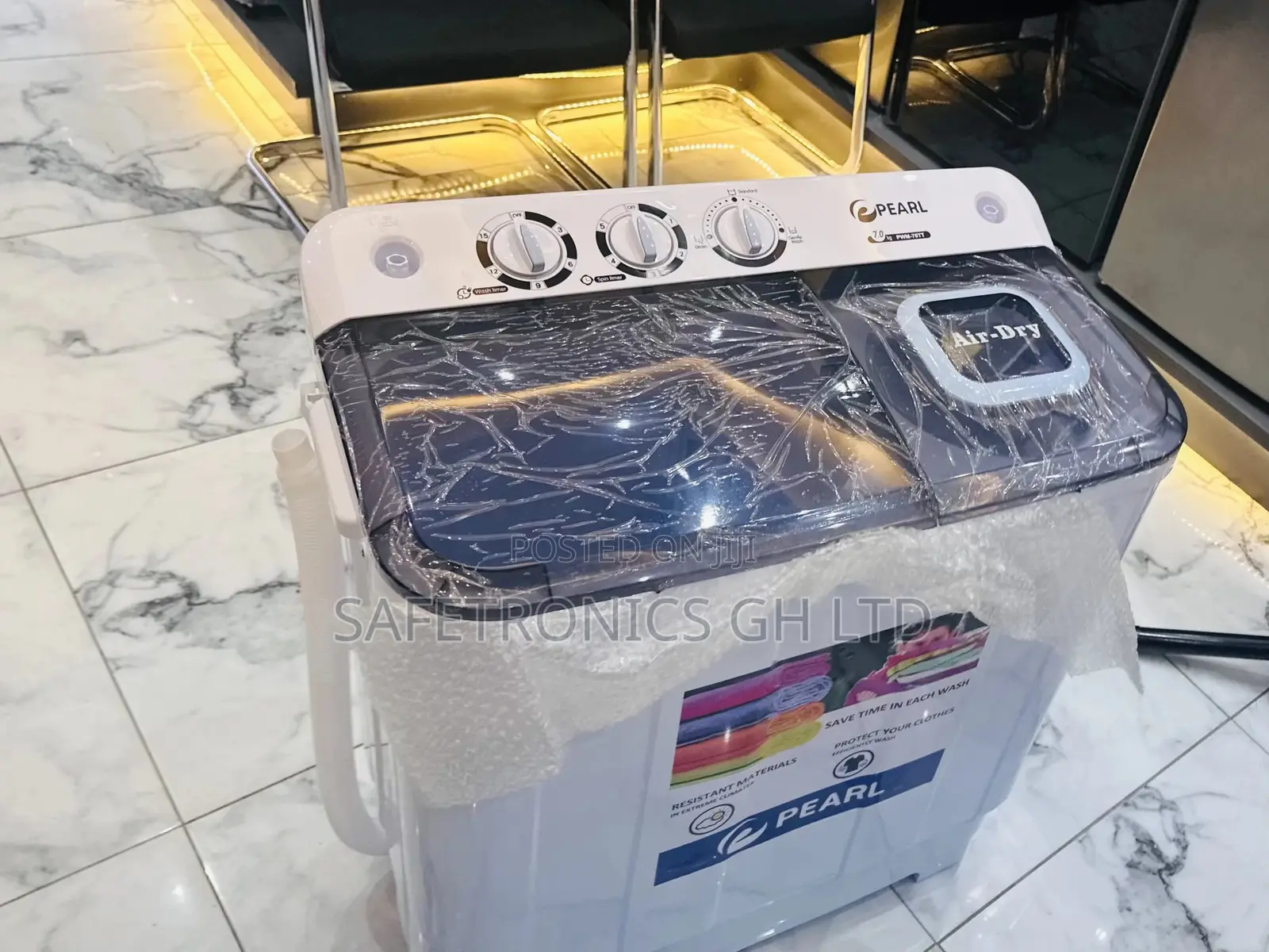 Semiautomatic Topload Washingmachine 7kg Pearl