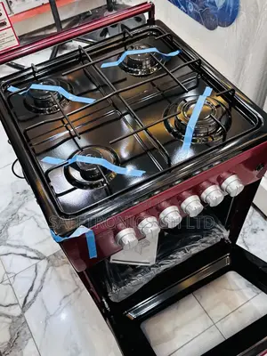 4 Gas Red Burner Oven With Grill Volcano 50x50
