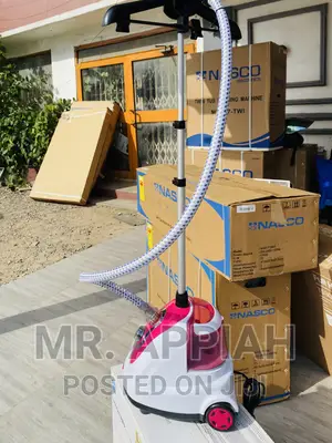 New Zip Star Electric Standing Garment Steamer(Pink/White)