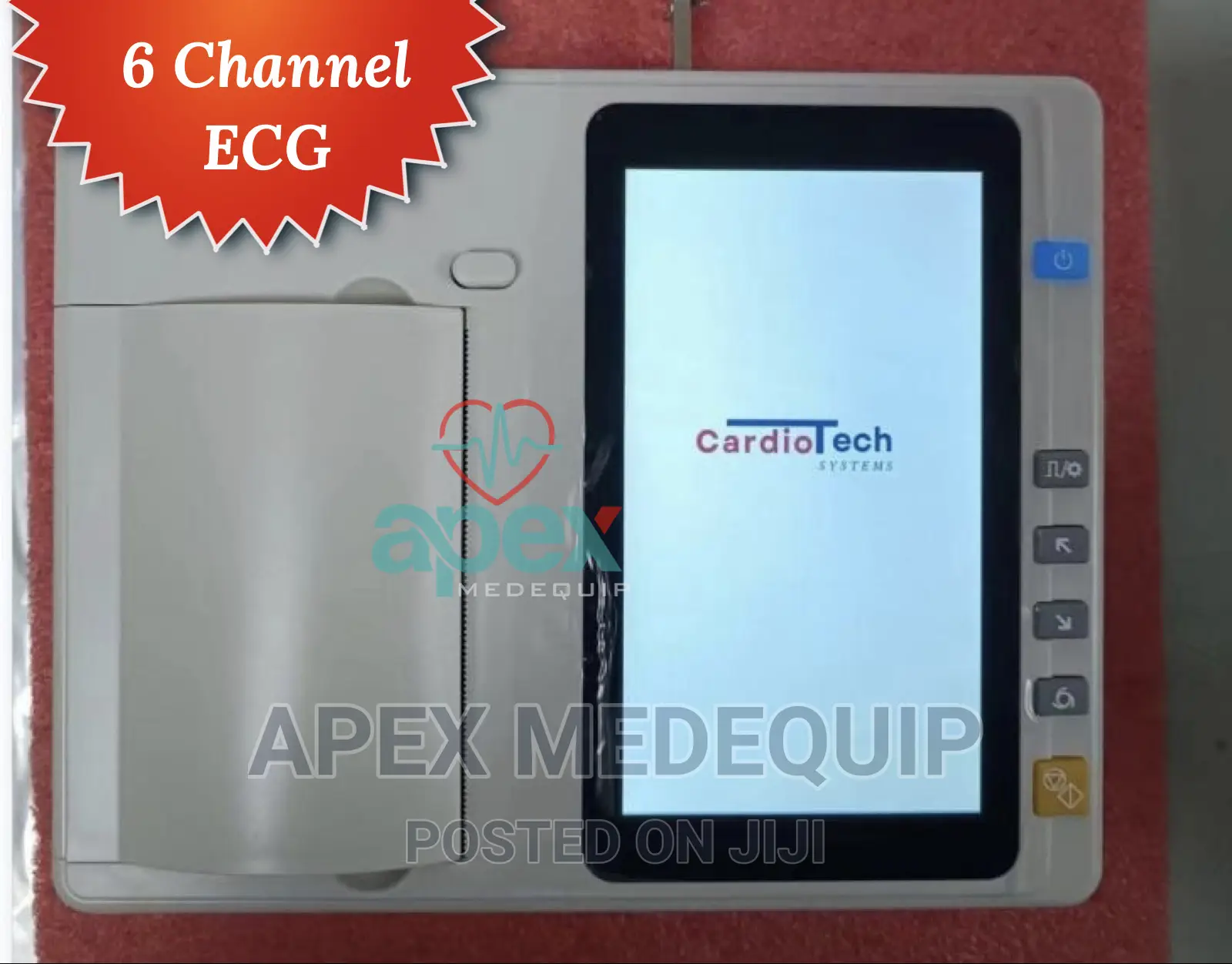 6 Channel Ecg Machine ( Cardiotech - USA )