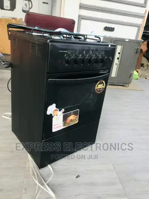 Stylish Black Design Sleek 3+1 Gas and Electric Cooker
