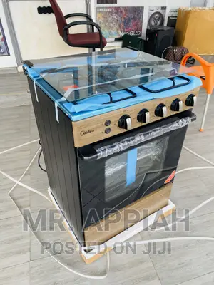 Long Lasting Midea BMG6060-WD 4 Gas Cooker(Wooden)