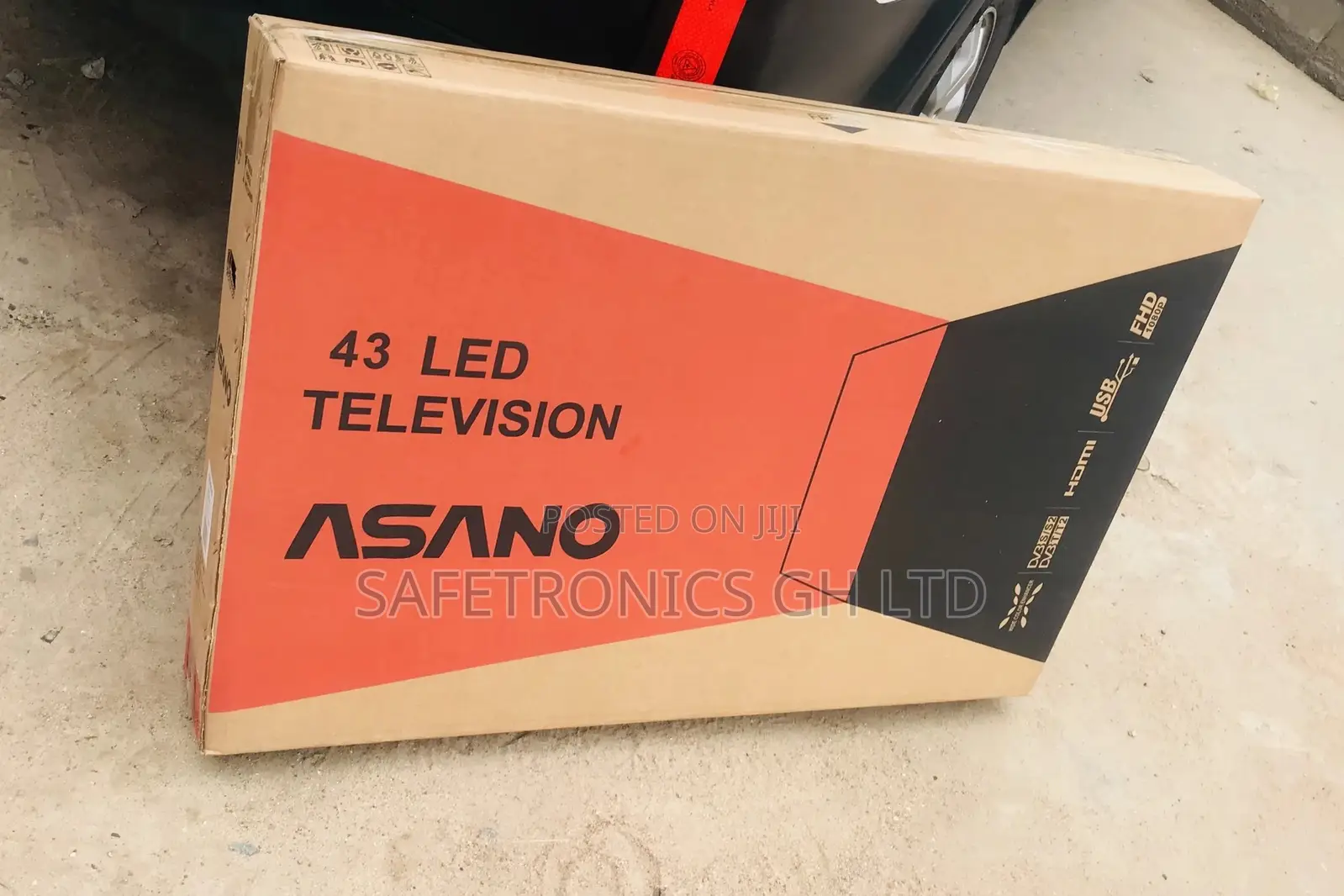 Affordable 43 Inches Glossy LED Digital Satellite Asano