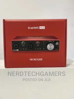 Focusrite Scarlett 4i4 3rd Gen USB Audio Interface.