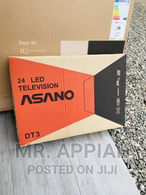 Elegant Black Asano 24 Inch DT3 Digital LED Tv