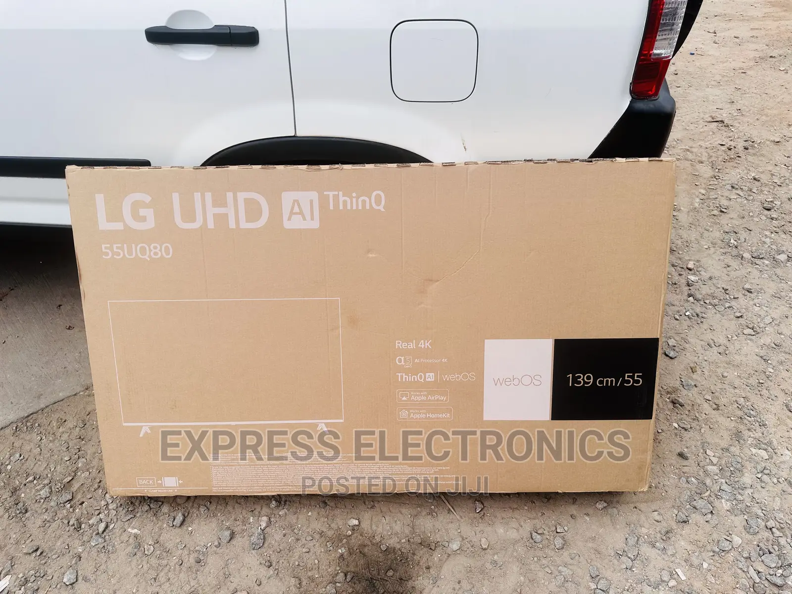Flawless Looking UHD Smart LG Display Uq80 Series 55” Tv