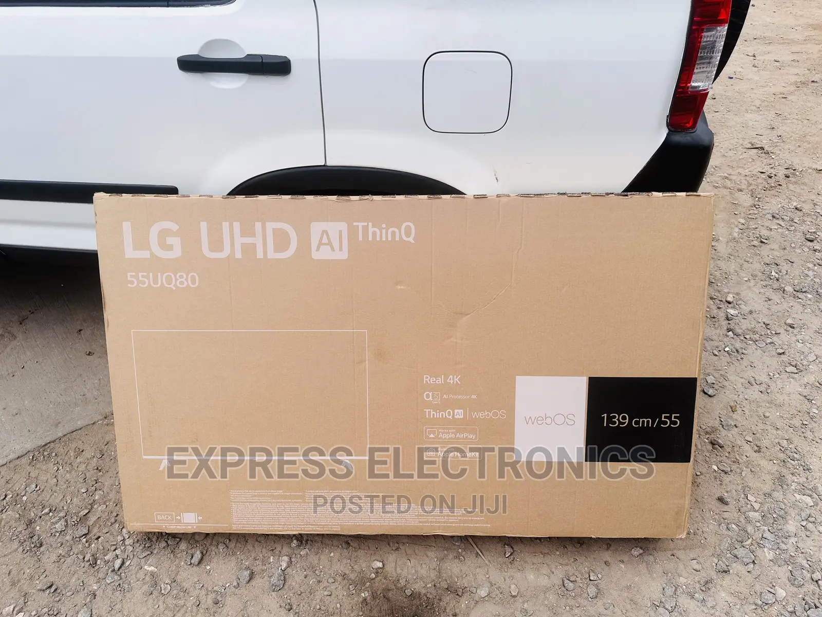 Flawless Looking UHD Smart LG Display Uq80 Series 55” Tv