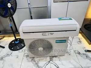 A New Sleek White Hisense Split R410 Gas 2.0hp AC