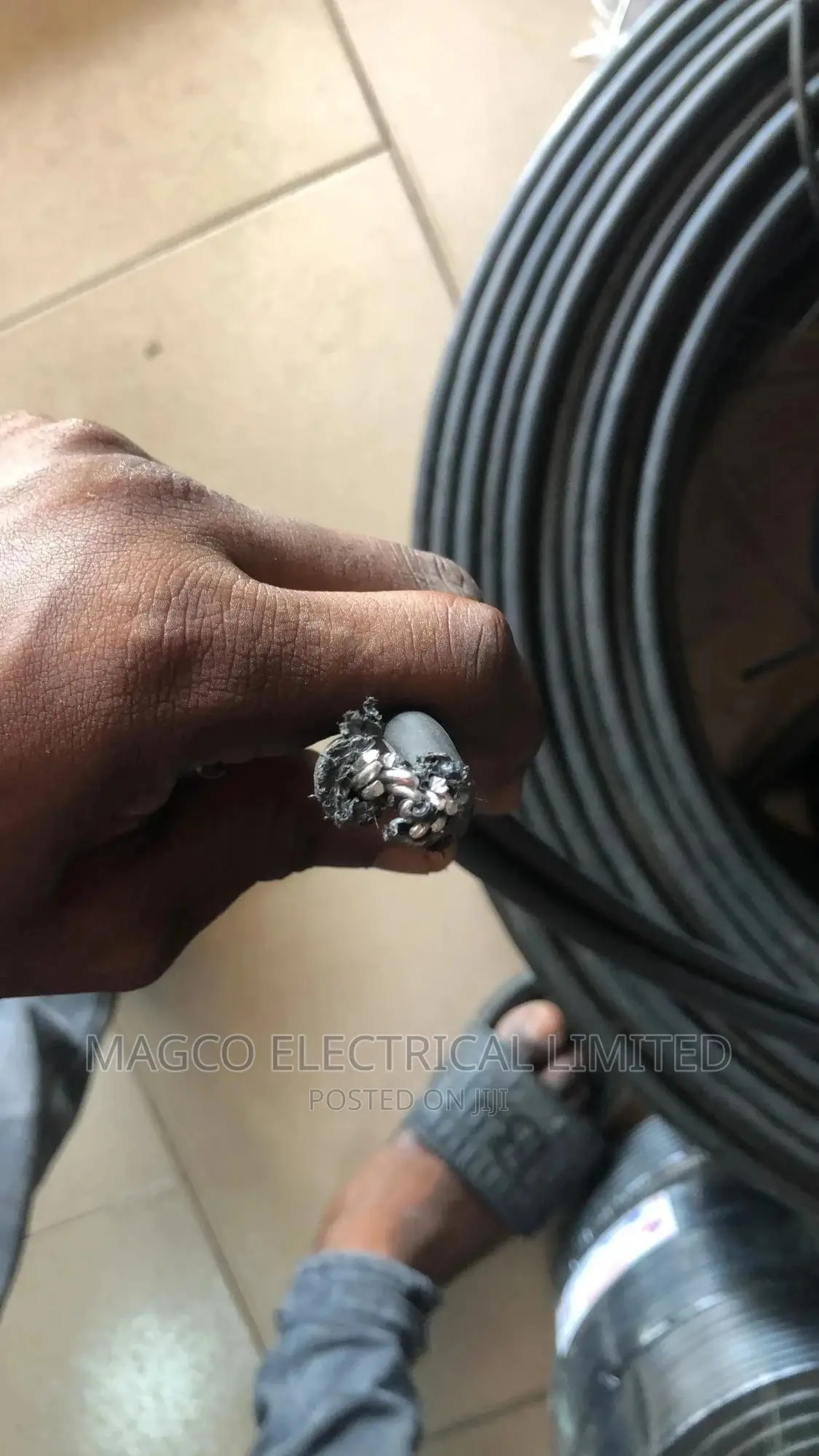 Service Twin Cable 25mm
