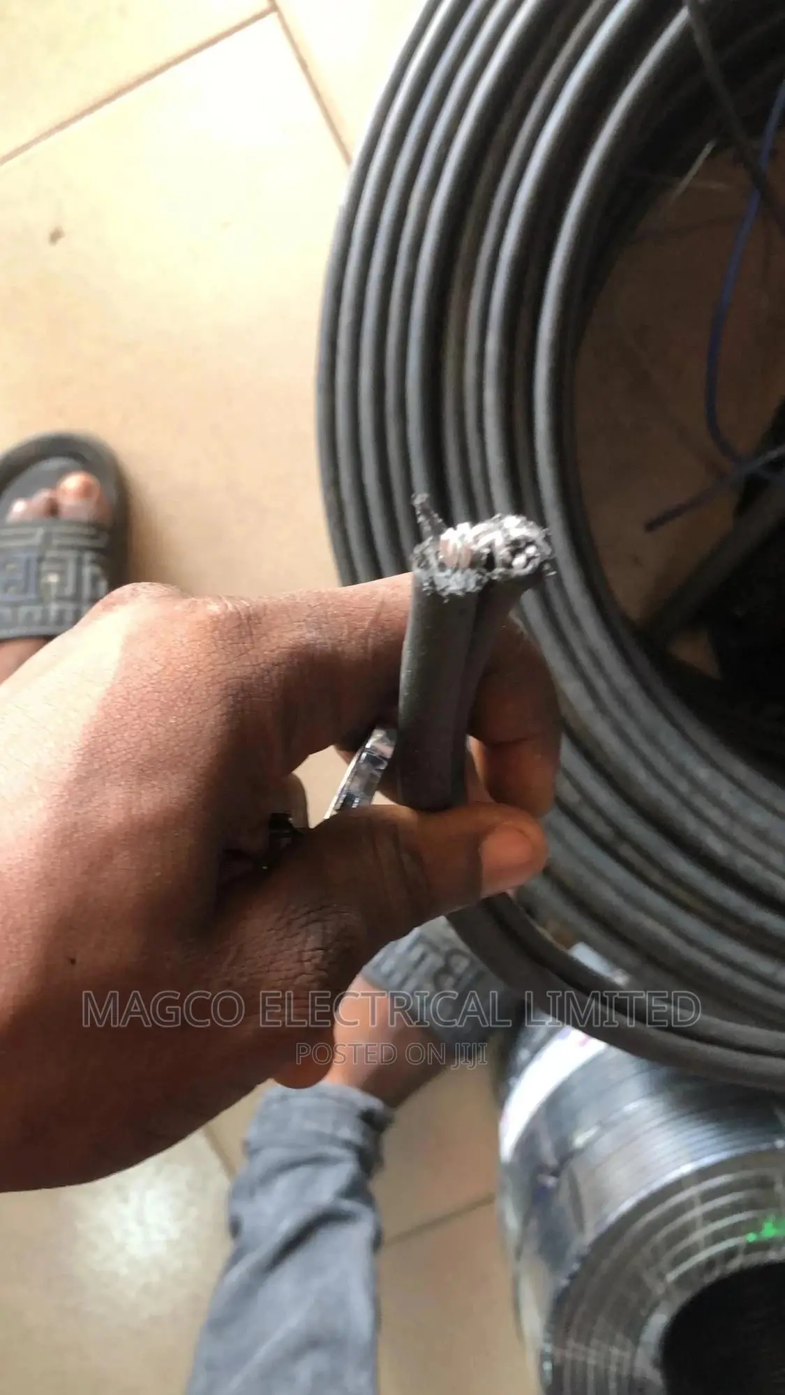 Service Twin Cable 25mm
