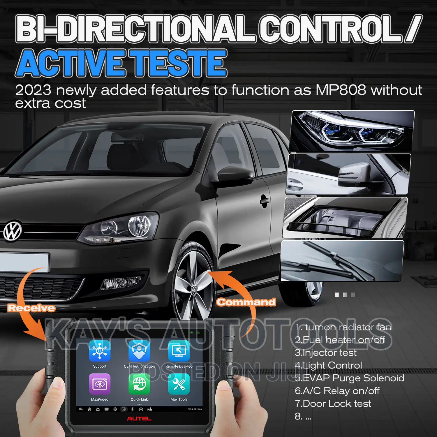 Autel Mk808s Professional Car Diagnostics Scanner