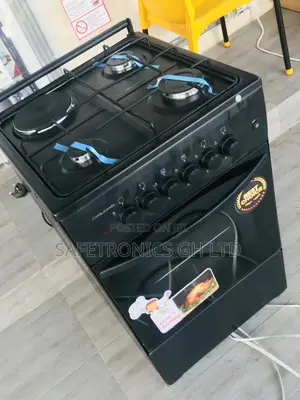 Oven Grill ;3 Gas Volcano 50x50 1 Electric Black