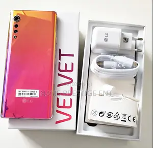 New LG Velvet 128 GB Black