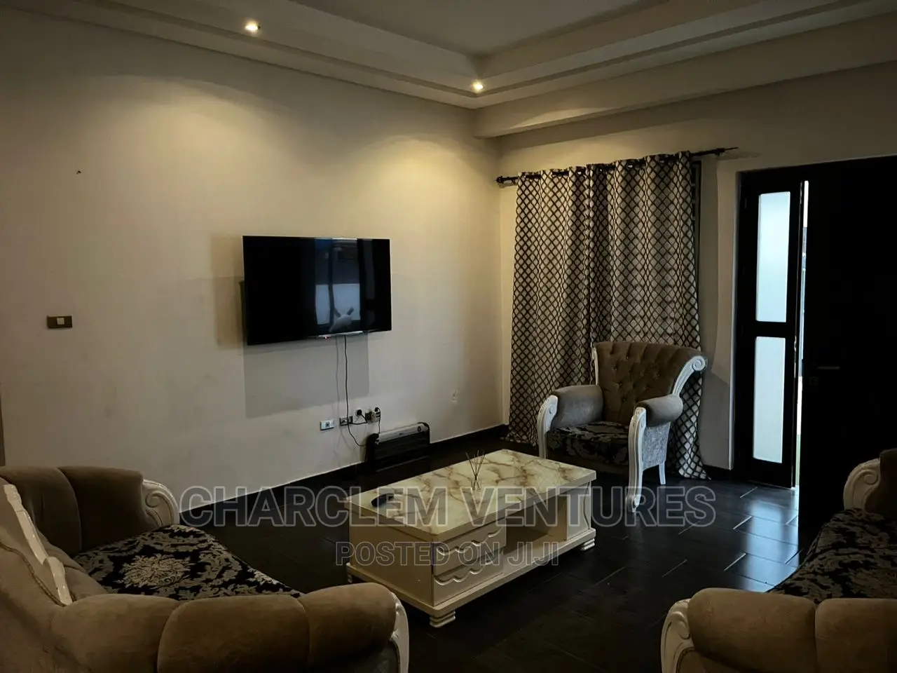 Furnished 3bdrm House in Charclem Ventures, East Legon for rent
