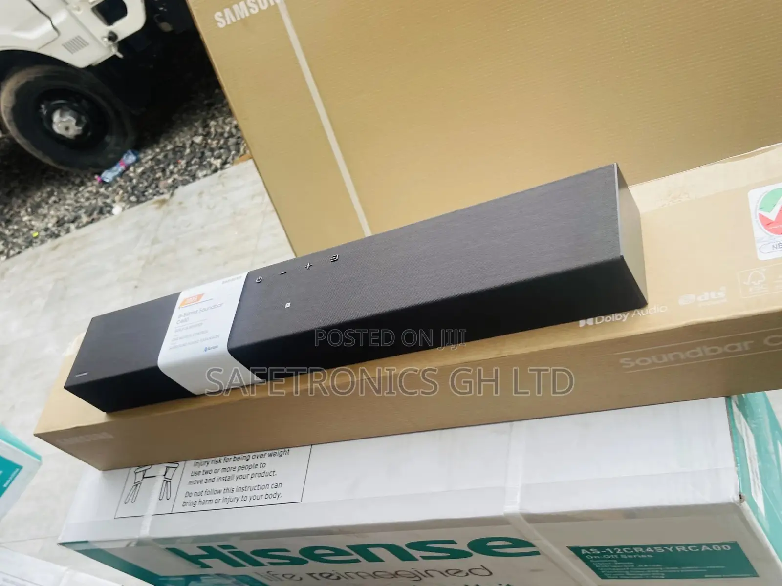 Black Samsung Bluetooth Wireless HWC400 Soundbar