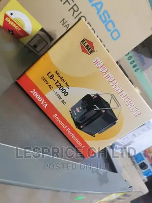 Safe Operation!!Elbee 2000VA Transformer