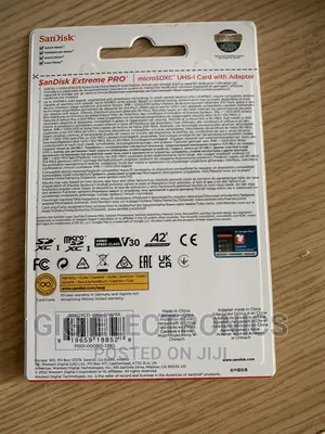 Sandisk 128gb Extreme Pro Micro Sd Card