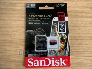 Sandisk 256gb Extreme Pro Micro Sd Card