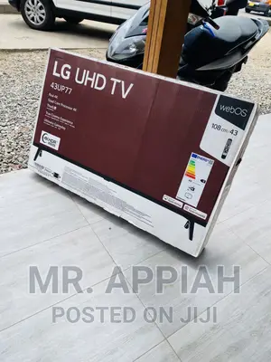 Authentic  LG 43 Inch Uhd Smart(43UP7700)Black