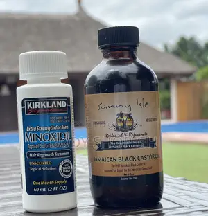Kirkland Minoxidil + Castor Oil Hair Growth Combo Pack