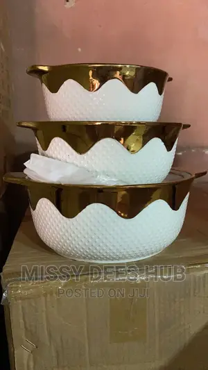 3pcs Ceramic Soup Pot