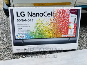 Brand  New LG 50NANO756 50 Inch Nanocell Smart Tv(Black) 
