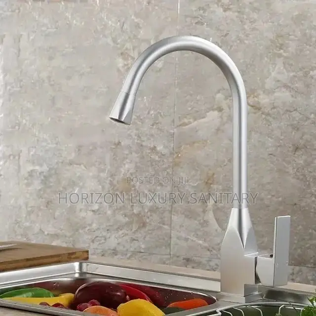 Aluminium Kitchen Sink Faucet Hot and Cold Water Mixer