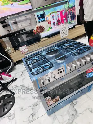 Free Standing Stylish Design 4+2 Gasand Electric Cooker Oven