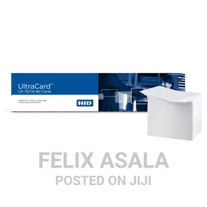 Blank White Plastic ID Cards Ultra CR80