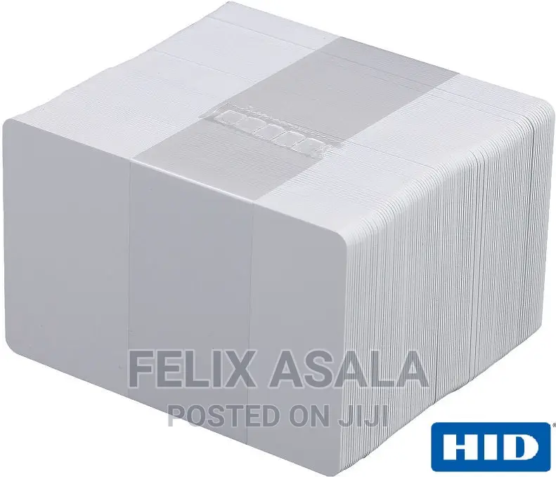 Blank White Plastic ID Cards Ultra CR80