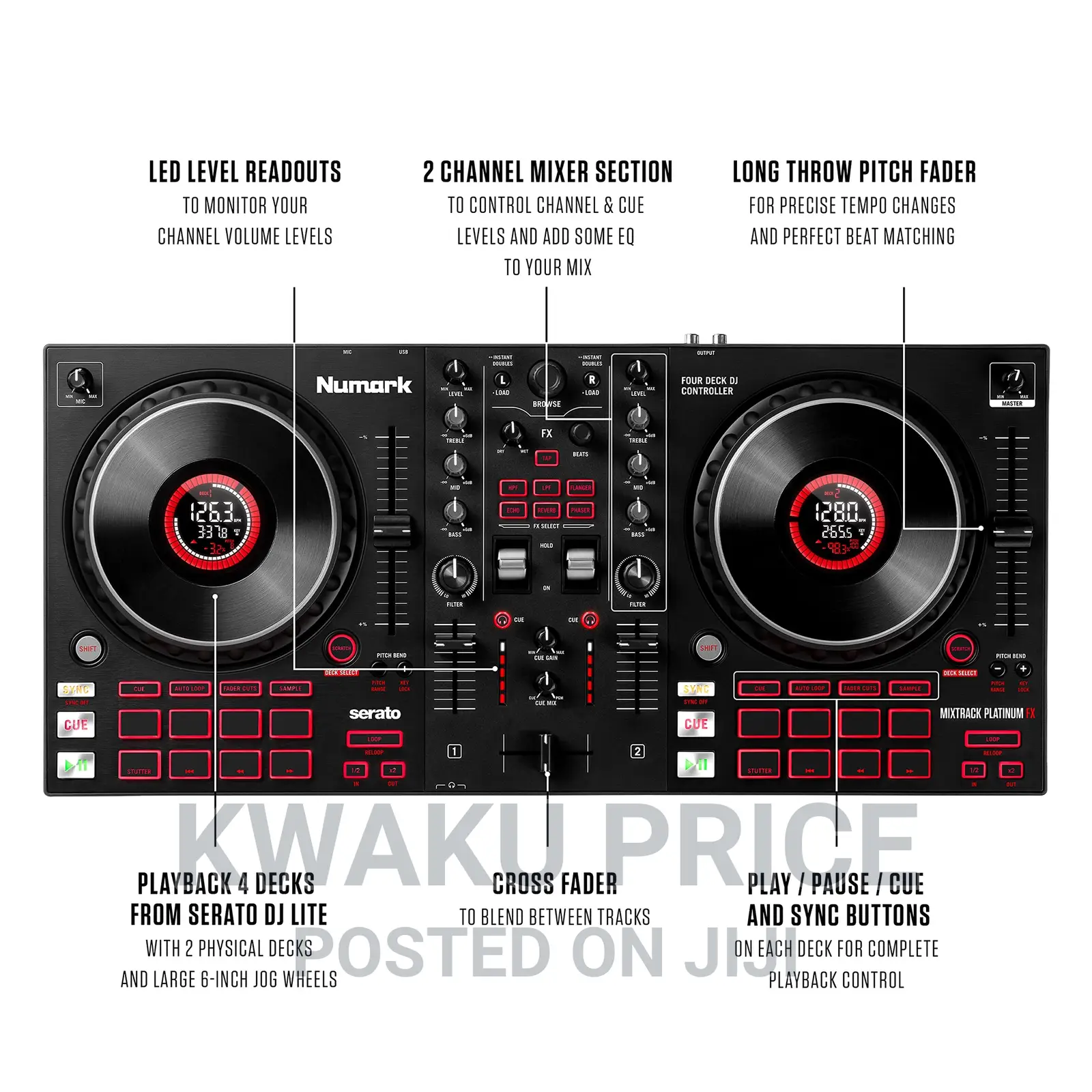 Numark Mixtrack Platinum Fx