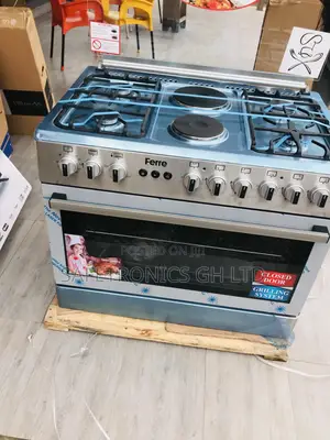 Ferre 2 Electric Rotisserie 4 Gas Burner Oven With Grill