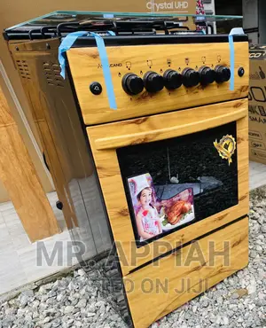 New Volcano Light Wooden 4 Gas Cooker Auto Rotisserie 