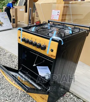 Anti-Rust Volcano 4 Gas Cooker Auto Rotisserie Light Wooden
