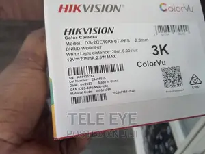 Hikvision Ds-2ce10kf0t-PFS Colorvu With Sound CCTV Camera