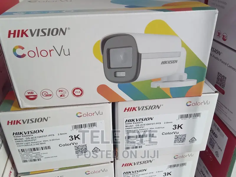 Hikvision Ds-2ce10kf0t-PFS Colorvu With Sound CCTV Camera