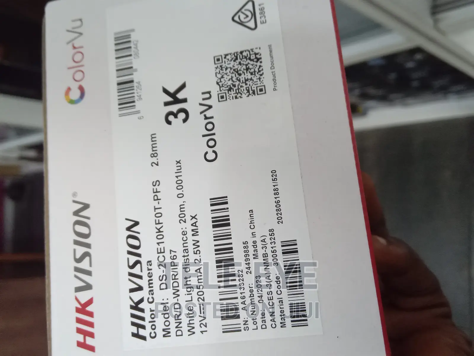 Hikvision Ds-2ce10kf0t-PFS Colorvu With Sound CCTV Camera