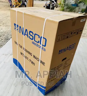 Budget-Friendly Nasco 7kg Semi-Automatic Washing Machine.