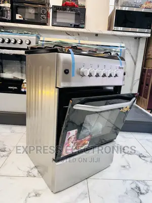 Adorable  Sleek Sliver Gas Cooker Rust Resistant 4b Oven