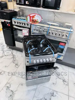 Sliver 50/55 Gas Cooker Oven 4burner Oven Auto Ignition