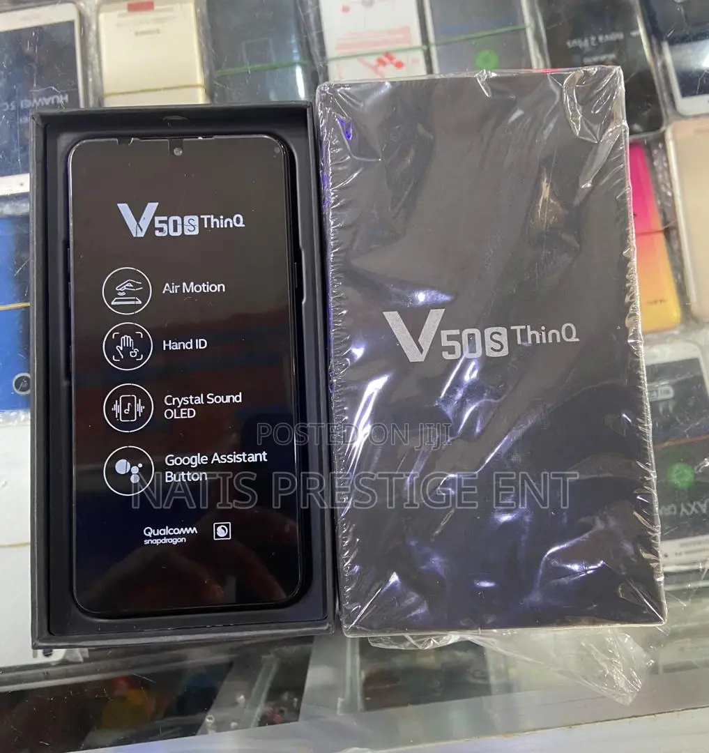 New LG V50S Thinq 256 GB Black