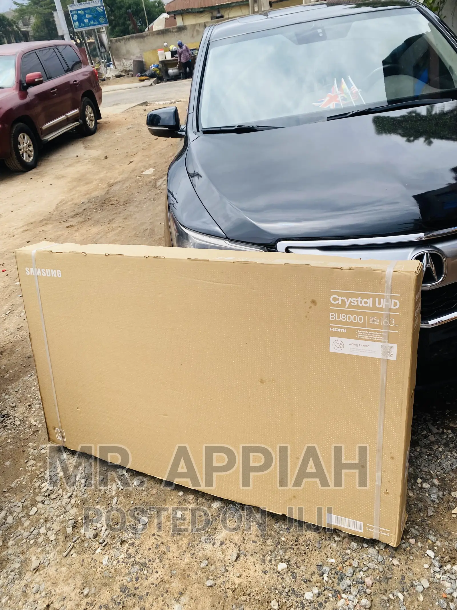 Authentic Samsung 65 Inch Uhd Crystal Smart 65BU8002(Black)