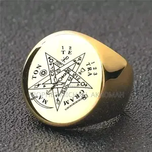 Tetragrammaton Ring Gold Colour