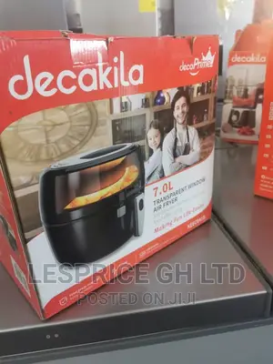 Decakila 7.0L Air Fryer Highly Spacious