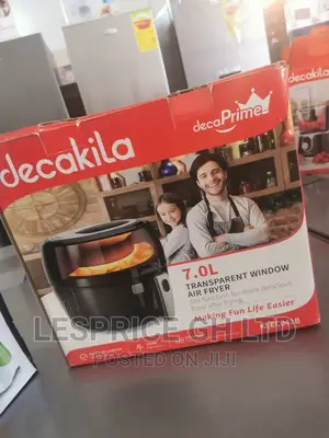 Decakila 7.0L Air Fryer Led Display