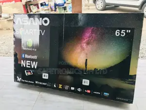 Asano 65 Inches Glossy LED Smart UHD Bluetooth Tv