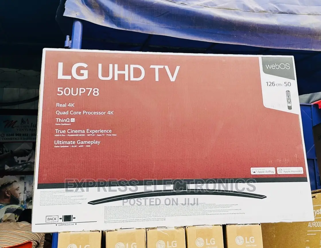 Experience Real Sound With Lg UHD Smart 50”Up78