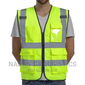 Safety Vest/Jacket ( Pockets & Zip)
